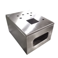 Boîte de jonction étanche IP66 600 x 400 200 mm avec serrure métallique robuste en acier inoxydable 316