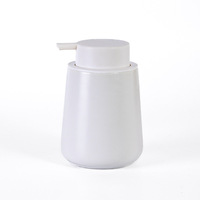 Flacon de lotion mat moderne 400 ml, distributeur de savon moussant pour les mains en céramique multicolore rechargeable pour salle de bain et cuisine
