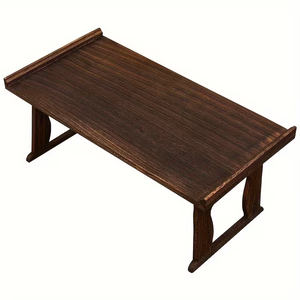 Table basse en bois sur pieds pliables, plateau de table en bois pour café - Product Image 3