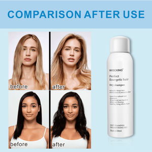 Shampooing sec en aérosol à étiquette privée 150 ml, soin des cheveux, spray capillaire sans eau, rafraîchissant, nettoie rapidement, élimine l'huile, shampooing sans rinçage, OEM - Product Image 6