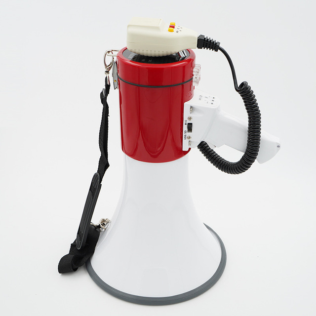 Hand-held Megaphone with Microphone Night Market Stall Horn Rechargeable Recording Propaganda Loudspeaker High Power