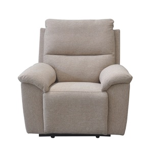 <span class=keywords><strong>Fauteuil</strong></span> inclinable moderne en tissu avec porte-gobelet, cadre en bois manuel et fonction extensible, canapé individuel pour salon - Product Image 3