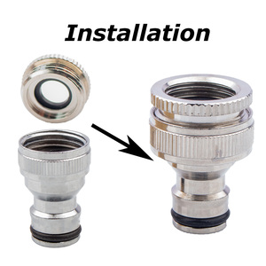 ท่อไฮดรอลิกแรงดันสูง Barb ทองแดงและอุปกรณ์เชื่อมต่อท่อโลหะชายรอบหล่อกดอะแดปเตอร์หญิงทองแดง <span class=keywords><strong>YOD</strong></span> - Product Image 4