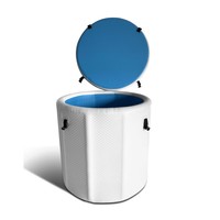 Bain de glace gonflable à baril avec refroidisseur OEM Cold Plunge and Cooler Portable Recovery Pod Unit