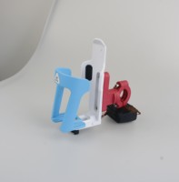 Support de tasse à eau pour moto en plastique ABS durable et TPU, fixation sur guidon pour scooter, VTT, moto tout-terrain