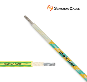 Mica nhiệt độ cao dây gn500 sợi thủy tinh bện chống cháy Dây nhiệt độ cao dây điện từ sưởi ấm dây - Product Image 1