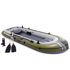 Kayak Inflable Reforzado Seagull para 2 y 4 Personas, Bote de Asalto Inflable para Exteriores, Bote de Goma, Bote Inflable para Pesca en Lagos - Product Image 2