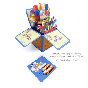 2025 3D Popup thiệp chúc mừng cho chirsmas thiệp chúc mừng sinh nhật hạnh phúc với âm nhạc - Product Image 4