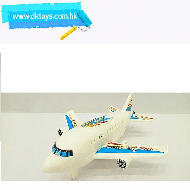 Cartoon Pull Line Plane Toys Aircraft Helicopter Passenger Plane Airport Airline Small Mini Plastic Toy For Kids
