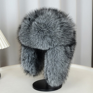 Gorro Leifeng, Grueso, de <span class=keywords><strong>Invierno</strong></span>, para Exteriores, de Piel Sintética, Cálido, Cortavientos, para <span class=keywords><strong>Mujer</strong></span>, de Felpa, para Esquiar, Adelgazante, Protector de Orejas - Product Image 3