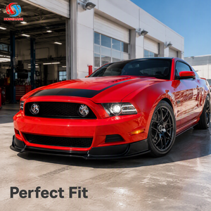 Lèvre de pare-chocs avant d'accessoires automobiles de haute qualité d'usine, séparateur de lèvre avant pour <span class=keywords><strong>Ford</strong></span> <span class=keywords><strong>Mustang</strong></span> <span class=keywords><strong>V8</strong></span> V6 GT 2013 2014 - Product Image 3