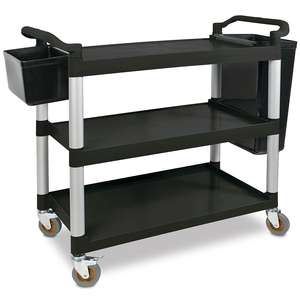 Allzweck-und servierwagen, 3 etagen, lxbxh 810X415x970mm, tragkraft 225 kg - Product Image 4