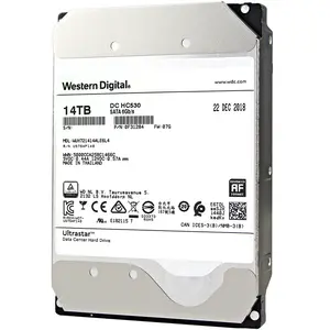 HDD Western 7200rpm 3.5英寸SAS端口10T 12T 14T 16T 18t企业氦硬盘，用于服务器和NAS机械磁盘