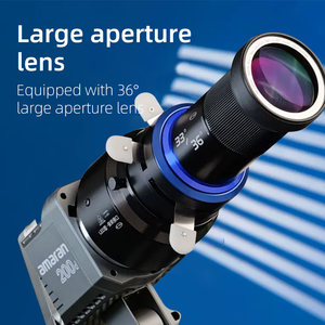 Miaotu mg06max (Phiên bản đèn LED) tập trung hình nón Snoot ảnh Đèn sân khấu quang học nghệ thuật đèn Flash hình trụ - Product Image 2