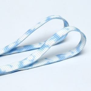 Cordones de Zapatos Deportivos de Poliéster Elástico para Hombre, Estilo <span class=keywords><strong>Air</strong></span> Forces One, Longitud <span class=keywords><strong>1</strong></span>.8m, Tie-Dye, Ancho 8mm, Cordones para Mujer - Product Image 4