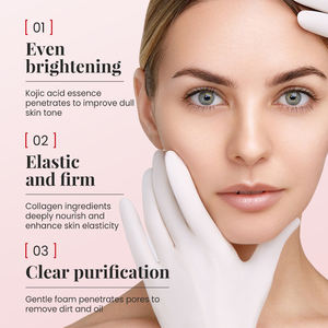 KORMESIC - Limpiador Facial Suave con Ácido Kójico y Colágeno, 100g, Control de Grasa, Antiacné, Marca Privada, Venta al Por Mayor - Product Image 2