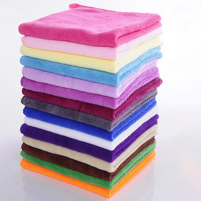 5 Pcs 30*30cm Cleaning Product Microfiber Towel Car Polishing Towel Absorbent Kitchen Cleaning Cloth