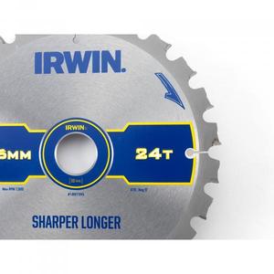 IRWIN - 1897429 Hoja de sierra circular de construcción-EAN 05706918974291 HOJAS Y DISCOS DE CORTE HOJAS DE SIERRA CIRCULAR - Product Image 1