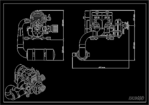 Moteur d'avion expérimental DLE430 DLE-430 bicylindre en ligne à deux temps refroidi par air, cylindrée 430,8 cm³, compression 11:1 - Product Image 5