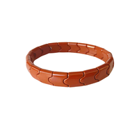 Guérison Céramique Puissance Pierre Tourmaline Bracelet Collier avec Ion Négatif Infrarouge Lointain Germanium Perles Énergie Massage Bijoux