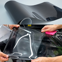 Film de protection pour phares de voiture en matériau TPH coréen 7,5 mil, noir clair, pour feux automobiles, prix abordable