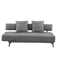 Canapé-lit de luxe italien haut de gamme pour salon, canapé-lit 3 places taille Queen pour appartement et chambre à coucher