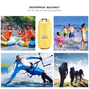 Sacs étanches en PVC à succès : sacs de plage et sacs à bandoulière zippés pour activités de plein air, natation, camping, escalade, avec logo personnalisé - Product Image 5