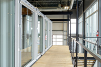 Entrepôt industriel de luxe, bâtiment d'atelier, Double étage, maison de conteneur à Structure en acier préfabriquée