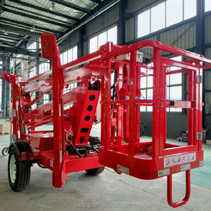 Angkat Boom teleskopik tugas berat, Trailer langit kelas atas beban 1 ~ 18m untuk pekerjaan pohon - Product Image 4