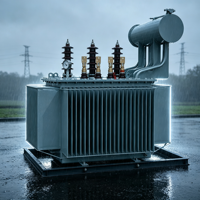 Transformateur de distribution triphasé immergé dans l'huile CE EAC ISO UL S11 500KVA 50/60Hz 6.3kV 10kV