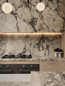 SH STONE Calacatta Viola Marble <strong>Countertop</strong> Modern Design Benchtop Custom Villa Kitchen Island Luxury Marble Slab for <strong>Countertops</strong> - Product Image 6