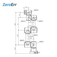 ZeroErr eRob 80T sans freins Robot Joint Module Motoréducteur Réducteur harmonique Actionneur rotatif Fabricant