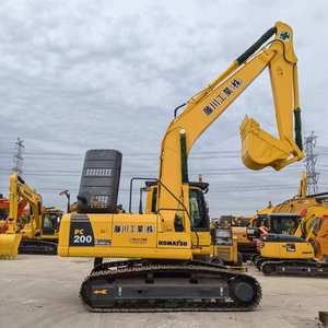 Excavadora de orugas Komatsu usada, máquina excavadora de 20 toneladas, de segunda mano japonesa, precio barato, motor de componentes básicos, Modelo 2020 - Product Image 3