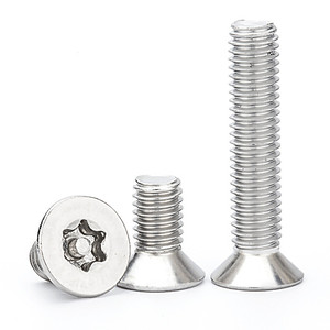 Tornillo de Seguridad Torx de Cabeza Avellanada de Acero Inoxidable 304 de Alta Calidad, Métrico M2-M8, Grado Estándar A2-70, Marca NINDEJIN - Product Image 2