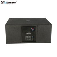 Caisson de basses professionnel 9006S, caisson de basses extérieur, double haut-parleur de 18 pouces