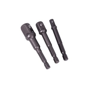 DaoLong Adapter Set For Socket Wrench 1/4 3/8 1/2 Drive 3 Piece Metric High Carbon Steel - Product Image 5