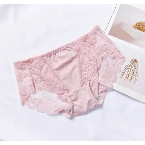Dames Sexy En Satin <span class=keywords><strong>de</strong></span> Soie <span class=keywords><strong>De</strong></span> Glace Sous-Vêtements Sans Couture Femmes Culotte En Dentelle - Product Image 1