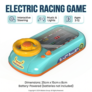 Console di Gioco Elettronica da Tavolo, Gioco di Avventura Spaziale, Console Interattiva, Macchina da Gioco <span class=keywords><strong>per</strong></span> Corse Automobilistiche con Musica <span class=keywords><strong>per</strong></span> Bambini - Product Image 1