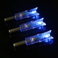 Nocks lumineux Pinals pour arbalète avec ID .300/7.62mm Nocks LED pour flèches de tir à l'arc pour la chasse