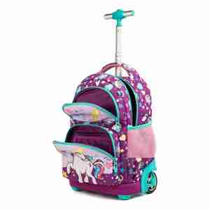 Sac <span class=keywords><strong>à</strong></span> dos <span class=keywords><strong>à</strong></span> <span class=keywords><strong>roulettes</strong></span> pour enfants de créateur Sacs <span class=keywords><strong>à</strong></span> dos pour enfants Sacs d'école <span class=keywords><strong>à</strong></span> <span class=keywords><strong>roulettes</strong></span> <span class=keywords><strong>Licorne</strong></span> pour filles - Product Image 5