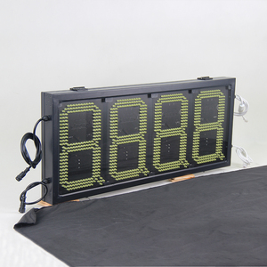 Lato singolo doppio 10 pollici giallo RF telecomando LED <span class=keywords><strong>Display</strong></span> a Gas impermeabile stazione di benzina <span class=keywords><strong>Display</strong></span> a LED - Product Image 6