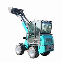 Minipala compatta da 0,8 tonnellate con batteria da 72V 200Ah, sterzo completamente idraulico, piccola pala per lavori agricoli e edili