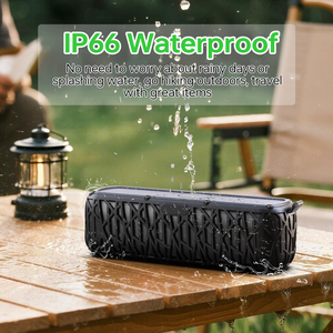 Di động năng lượng mặt trời loa không dây 5000mAh Pin <span class=keywords><strong>10m</strong></span> phạm vi cho cắm trại ngoài trời Đi Bộ Đường Dài ES-T61 - Product Image 3