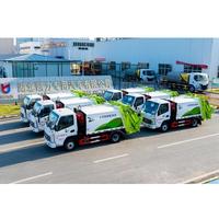 Superstructure de transfert de déchets municipaux économique de 10,5 m³ avec panneau de commande intelligent et ensemble supérieur de compression des déchets