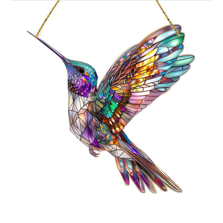 mini hummingbird pendant