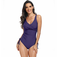 Cross Border Designer One-Piece Push up Bikini Maillots de bain pour femmes Sports européens et américains Imprimer en gros