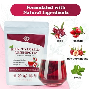 Chianherbs - Té de Hibisco y Rosa Mosqueta al por Mayor, Nuevo Producto, Sin Aditivos, Adelgazante y Blanqueador de Piel, Cuidado de la Piel - Product Image 3