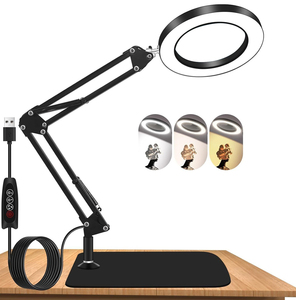 Lámpara de Cultivo LED de Espectro Completo para Plantas de Interior, Luz de Cultivo para Plantas, Luces de Cultivo Circulares para Jardinería en Casa, para Vegetales de Hoja <span class=keywords><strong>Verde</strong></span> - Product Image 3