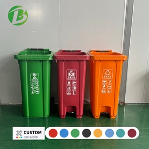 Venta al por Mayor de Contenedores de <span class=keywords><strong>Basura</strong></span> de Plástico Verde de Alta Calidad de <span class=keywords><strong>120</strong></span> <span class=keywords><strong>Litros</strong></span> para Reciclaje - Product Image 6