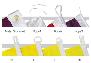 Прочные классические двусторонние национальные полиэстеровые флаги с индивидуальной печатью 3x5 футов, оптовые баннеры с цифровой печатью для улицы - Product Image 4